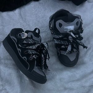 Lanvin curb Sneakers - Black and Gray